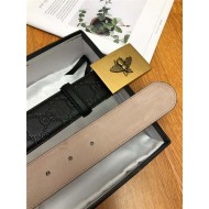 Gucci Signature belt with Bee buckle 38mm High