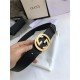 Gucci Leather belt with interlocking G buckle 38mm High