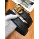 Gucci Signature belt with G buckle 38mm Gold High