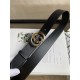 Gucci Leather belt with interlocking G buckle 38mm High