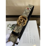 Gucci GG belt with Double G buckle 35mm Mickey High