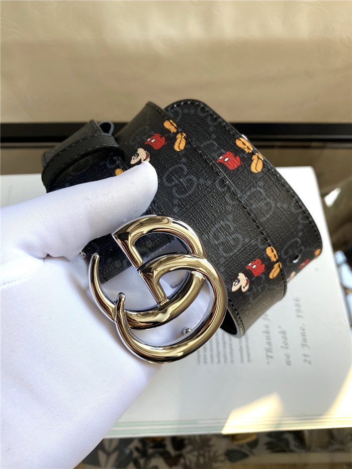 Gucci GG belt with Double G buckle 35mm Mickey High