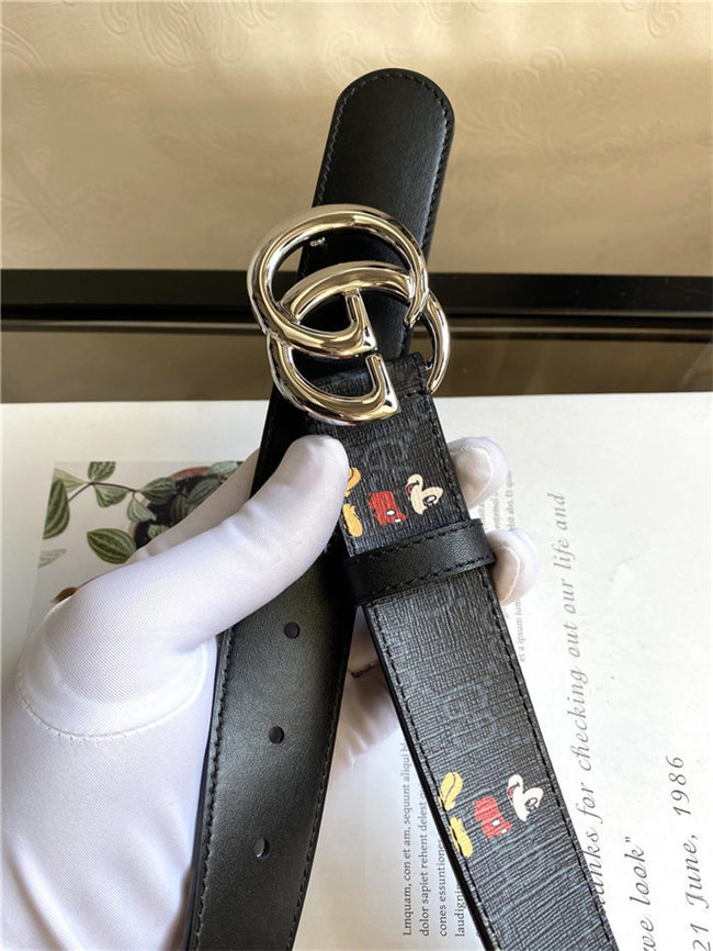 Gucci GG belt with Double G buckle 35mm Mickey High