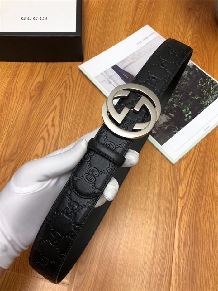 Gucci Signature belt with G buckle 38mm High