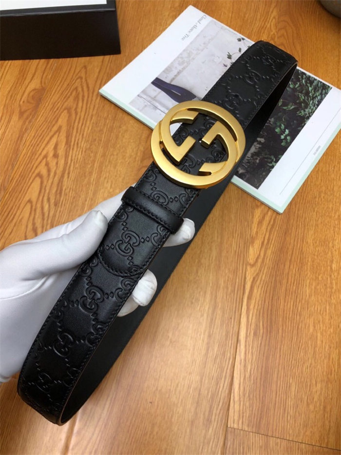 Gucci Signature belt with G buckle 38mm High