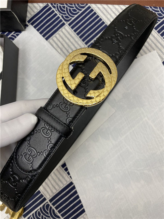 Gucci Signature belt with G buckle 38mm High