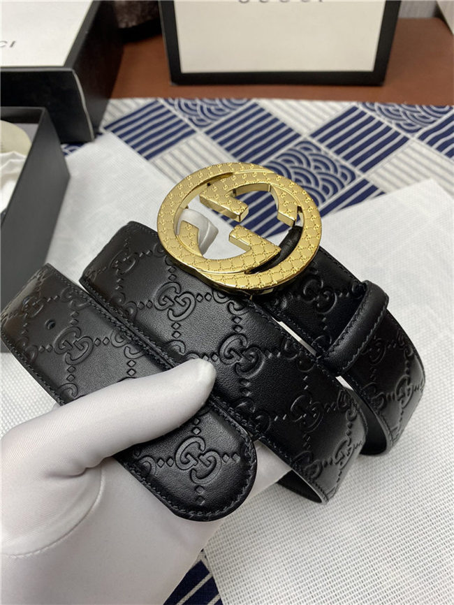 Gucci Signature belt with G buckle 38mm High