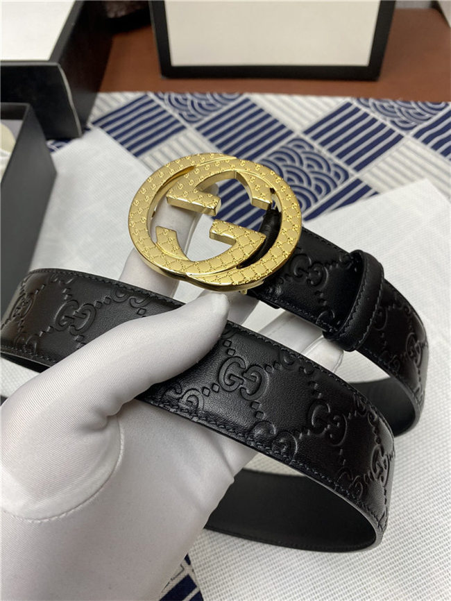 Gucci Signature belt with G buckle 38mm High