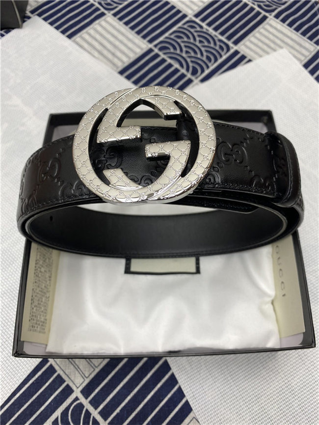 Gucci Signature belt with G buckle 38mm High