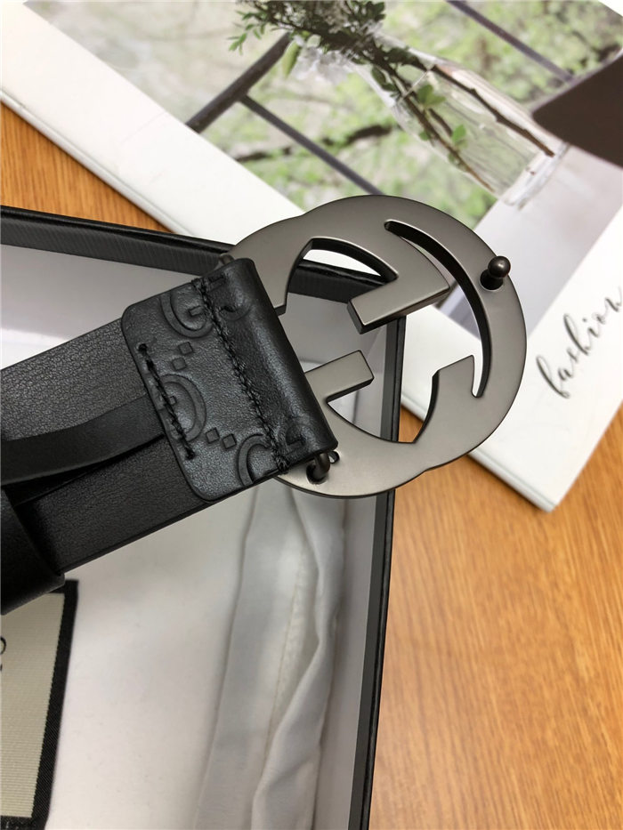 Gucci Signature belt with G buckle 38mm High