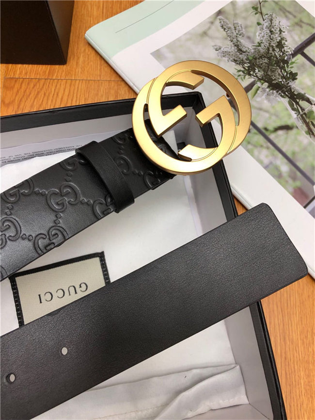 Gucci Signature belt with G buckle 38mm High