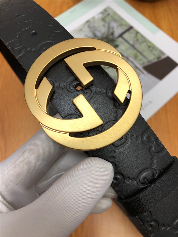 Gucci Signature belt with G buckle 38mm High