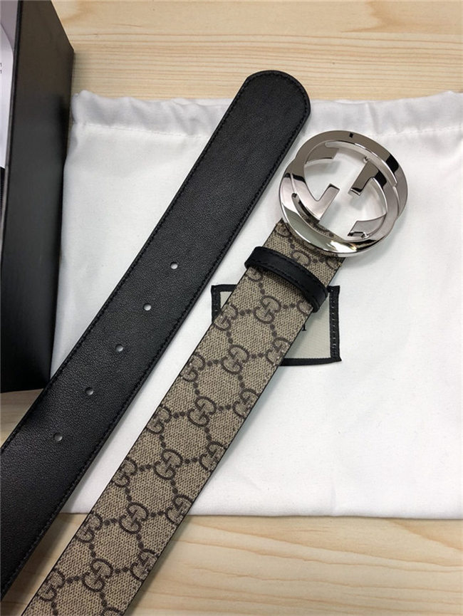 Gucci GG Supreme belt with G buckle 38mm High