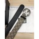 Gucci GG Supreme belt with G buckle 38mm High