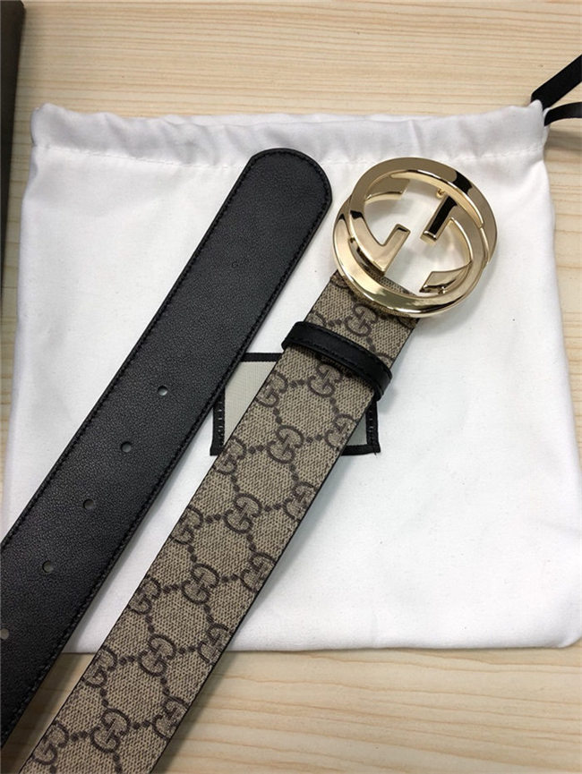 Gucci GG Supreme belt with G buckle 38mm High