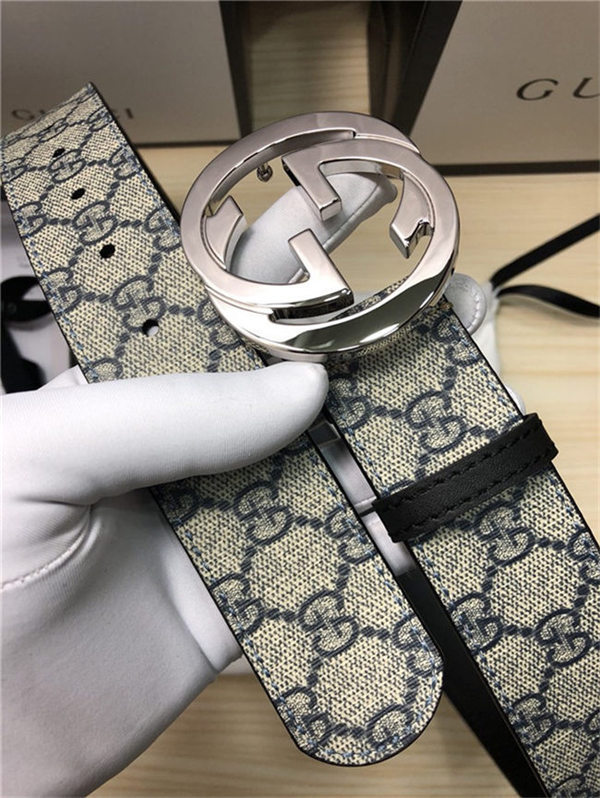 Gucci GG Supreme belt with G buckle 38mm High