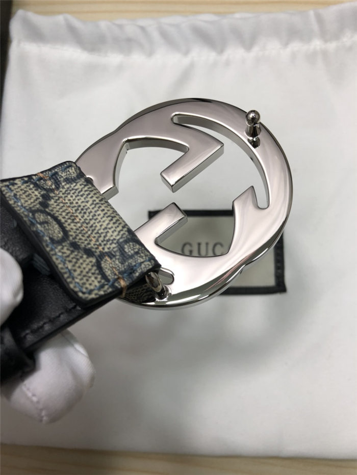 Gucci GG Supreme belt with G buckle 38mm High