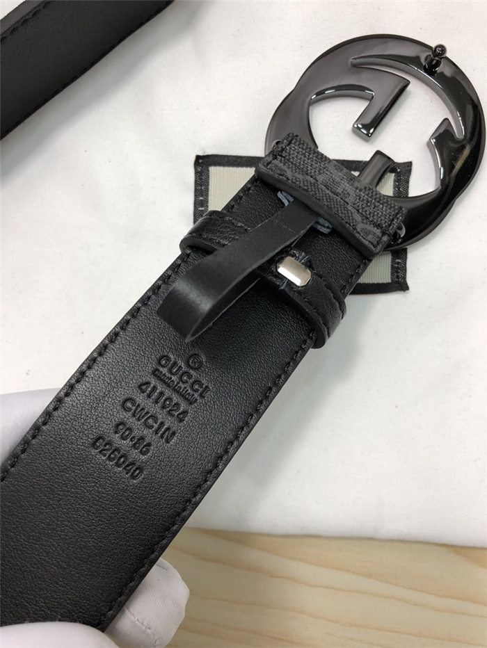 Gucci GG Supreme belt with G buckle 38mm High