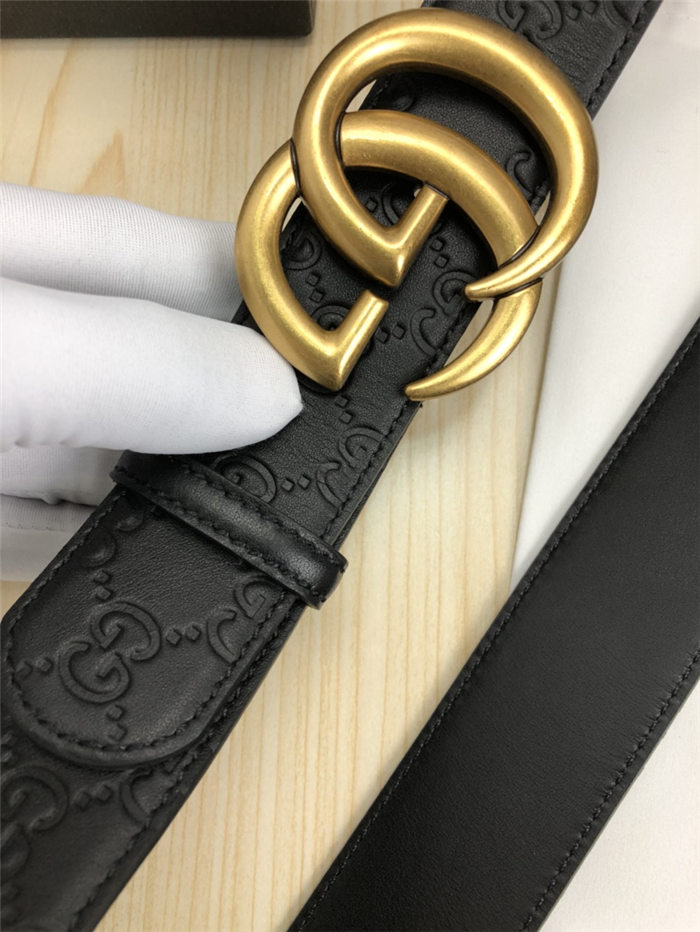 Gucci Signature belt with Double G buckle 38mm High