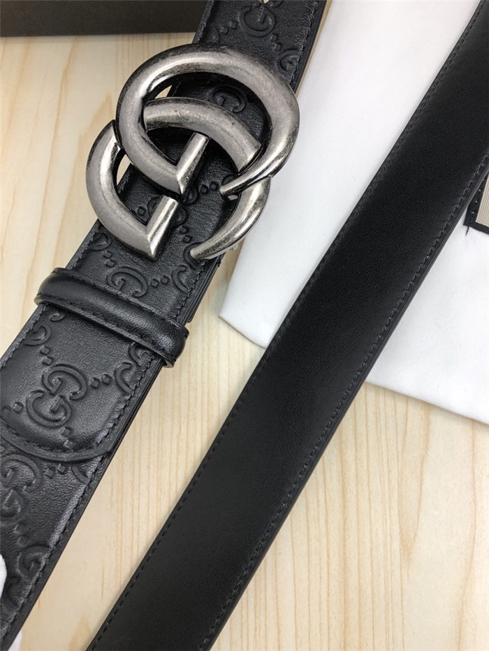 Gucci Signature belt with Double G buckle 38mm High