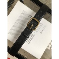 Gucci Signature belt with G buckle Gold 38mm High