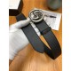 Gucci Leather belt with interlocking G buckle 38mm High