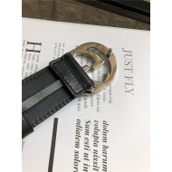 Gucci Leather belt with interlocking G buckle 38mm High