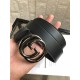 Gucci Leather belt with interlocking G buckle 38mm High