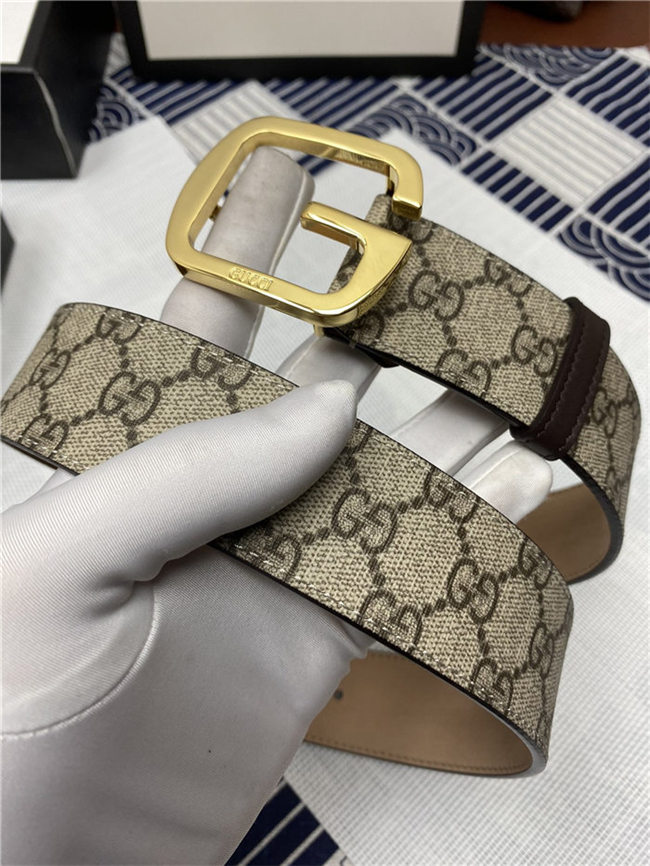 Gucci GG Supreme belt with G buckle 38mm High