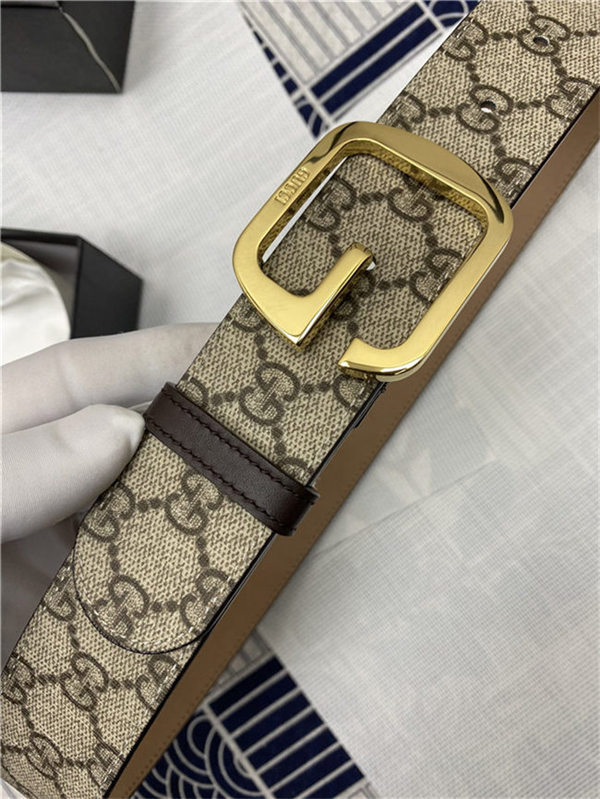 Gucci GG Supreme belt with G buckle 38mm High