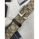 Gucci GG Supreme belt with G buckle 38mm High