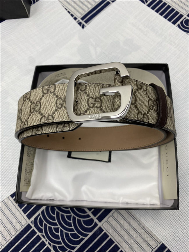 Gucci GG Supreme belt with G buckle 38mm High