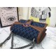 Dionysus small shoulder bag jacquard denim mid