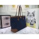 Ophidia GG medium tote jacquard denim mid