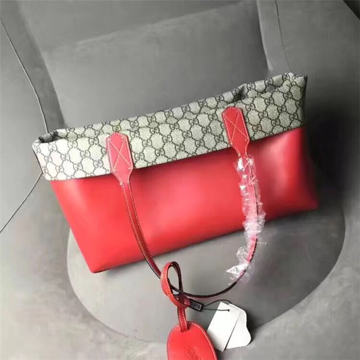 Gucci Reversible GG Tote Red mid