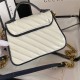 GG Marmont mini top handle bag White mid