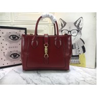 Jackie 1961 medium tote bag Burgundy mid