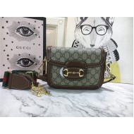 Gucci Horsebit 1955 mini bag Brown Trim mid