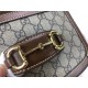 Gucci Horsebit 1955 mini bag Brown Trim mid