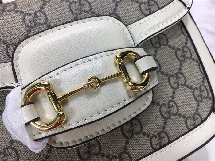 Gucci Horsebit 1955 mini bag White Trim mid