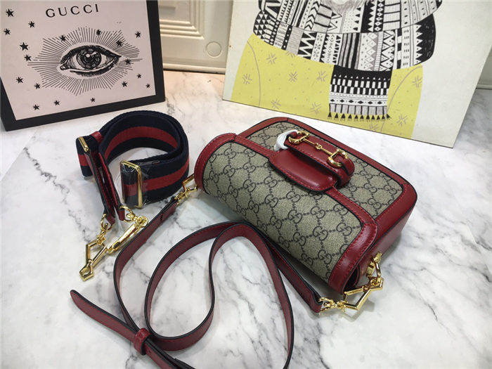 Gucci Horsebit 1955 mini bag Wine Trim mid