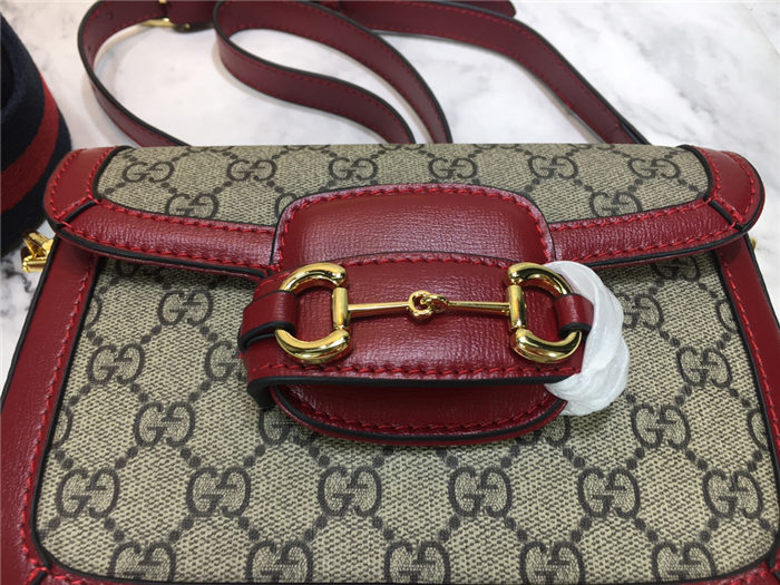 Gucci Horsebit 1955 mini bag Wine Trim mid