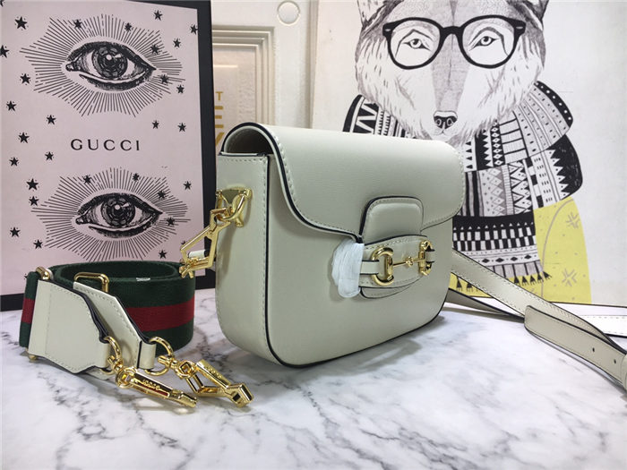 Gucci Horsebit 1955 mini bag Off-White mid