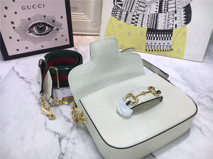 Gucci Horsebit 1955 mini bag Off-White mid