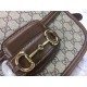 Gucci Horsebit 1955 shoulder bag 602204 Brown Trim mid