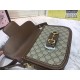 Gucci Horsebit 1955 shoulder bag 602204 Brown Trim mid