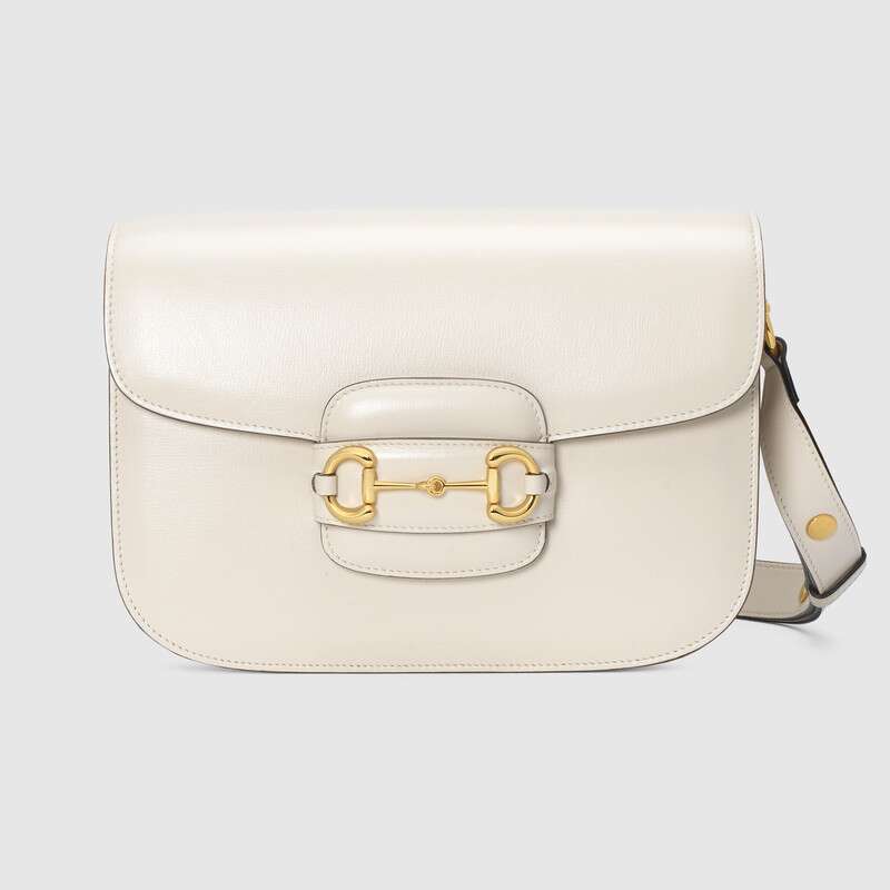 Gucci Horsebit 1955 shoulder bag 602204 Off-White mid