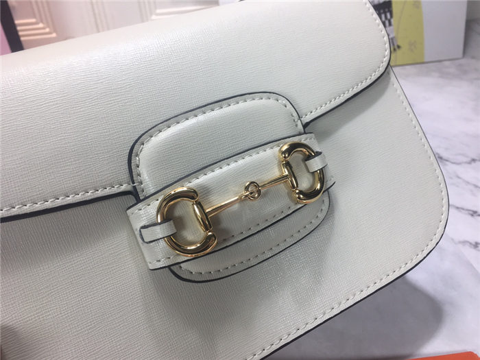 Gucci Horsebit 1955 shoulder bag 602204 Off-White mid