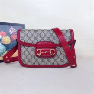 Gucci Horsebit 1955 shoulder bag 602204 Red Trim mid