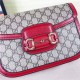 Gucci Horsebit 1955 shoulder bag 602204 Red Trim mid